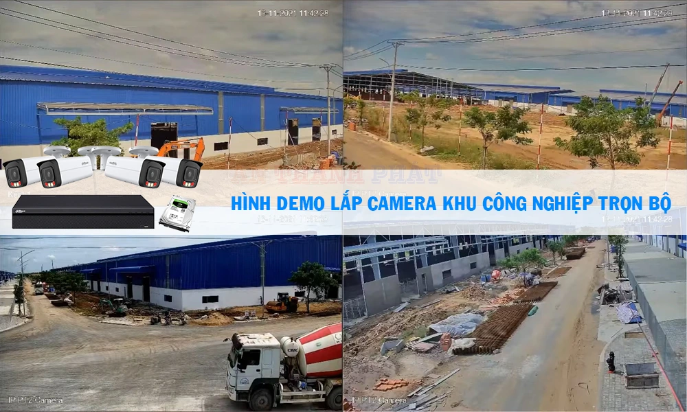 Hinh Demo Lap Camera Giam Sat Khu Cong Nghiep Hung Yen